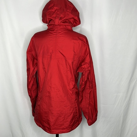 MARMOT Red  Full Zipper Rain Coat Windbreaker - Picture 3 of 12